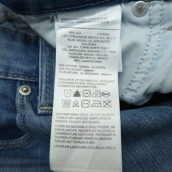 Levi's Signature Jeans Women's Size 10S Mid-Rise Skinny Denim 27" Inseam NWT - Picture 11 of 16